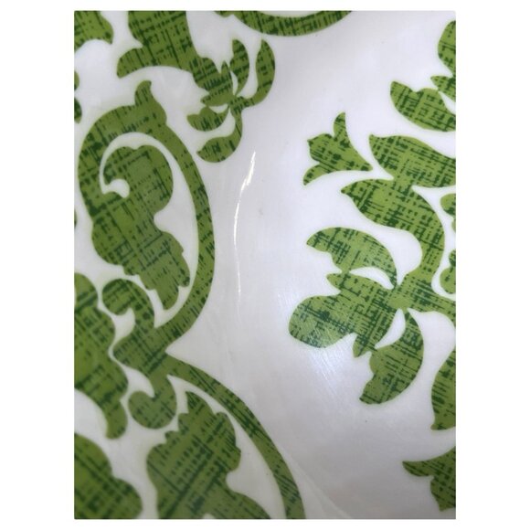 Four Pier 1 Imports Melamine 7.5” Royal Regal Trellis Cereal Bowls - Picture 6 of 13